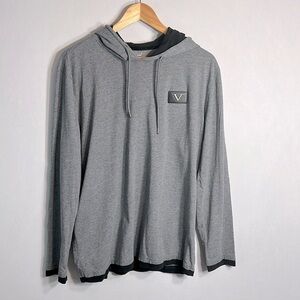 19V69 Italia 1969 Abbigliamento Sportivo SRL Gray Hoodie Pullover size Yxl or Mm